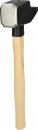 Schlosserhammer, Hickory-Stiel, französische Form,...