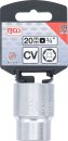 Steckschl&uuml;ssel-Einsatz Sechskant | Antrieb Innenvierkant 20 mm (3/4") | SW 19 mm