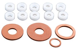 Ersatzdichtungen und Unterlegscheiben
