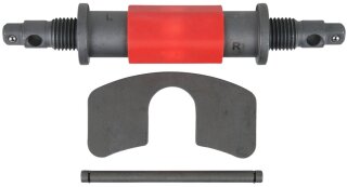 2in1 rechts- und linksdrehende Spindel mit Knebel