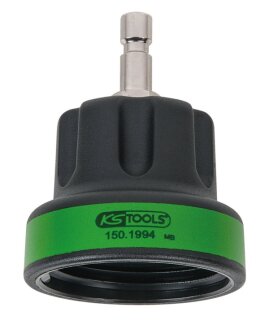 Kühlsystem-Bajonettadapter, #22, IG M45x3, moosgrün