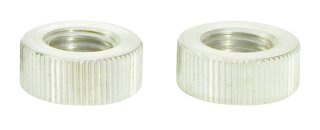 Fixiermutter für Zapfen, gerändelt, 2 Stück