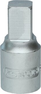 3/8" Öldienst-Bit-Stecknuss für Innenvierkant-Schrauben, 11 mm