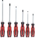 ERGOTORQUEmax Schlagkappen-Schraubendreher-Satz, 6-tlg Schlitz, PZ
