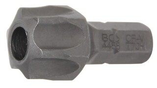 Bit | Länge 30 mm | Antrieb Außensechskant 8 mm (5/16") | T-Profil (für Torx) mit Bohrung T70