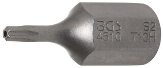 Bit | Länge 30 mm | Antrieb Außensechskant 10 mm (3/8") | T-Profil (für Torx) mit Bohrung T10