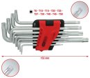 Torx-Winkelstiftschl&uuml;ssel-Satz, lang, 10-tlg