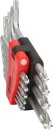 Kugelkopf-Torx-Winkelstiftschl&uuml;ssel-Satz, lang, 10-tlg