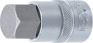 Bit-Einsatz | Antrieb Innenvierkant 12,5 mm (1/2") | Innensechskant 22 mm