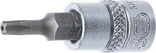 Bit-Einsatz | Antrieb Innenvierkant 6,3 mm (1/4") | TS-Profil (für Torx Plus) mit Bohrung TS15
