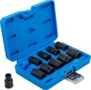 Kraft-Steckschl&uuml;ssel-Einsatz-Satz Sechskant | Antrieb Innenvierkant 12,5 mm (1/2") | SW 10 - 24 mm | 10-tlg.