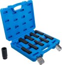 Kraft-Steckschl&uuml;ssel-Einsatz-Satz Sechskant, tief | Antrieb Innenvierkant 12,5 mm (1/2") | SW 10 - 24 mm | 10-tlg.