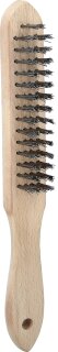 Edelstahl Handdrahtbürste 4-reihig, 290mm