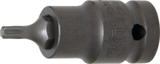 Kraft-Bit-Einsatz | Länge 55 mm | Antrieb Innenvierkant 12,5 mm (1/2") | T-Profil (für Torx) T25