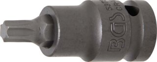 Kraft-Bit-Einsatz | Länge 55 mm | Antrieb Innenvierkant 12,5 mm (1/2") | T-Profil (für Torx) T45