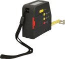 Elektrisches Bandma&szlig; mit Feststeller und G&uuml;rtelclip, digital, 5 m, 19 mm