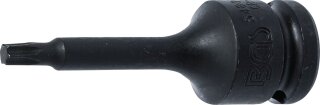 Kraft-Bit-Einsatz | Länge 75 mm | Antrieb Innenvierkant 12,5 mm (1/2") | T-Profil (für Torx) T30