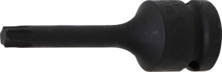 Kraft-Bit-Einsatz | Länge 75 mm | Antrieb Innenvierkant 12,5 mm (1/2") | T-Profil (für Torx) T45