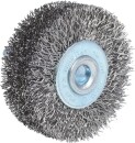 Rostfreie Stahldrahtb&uuml;rstenscheibe 0,3mm, &Oslash; 50mm