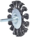 Stahldrahtrundb&uuml;rste 0,3mm, &Oslash; 75mm