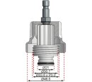 Adapter Nr. 19 f&uuml;r Art. 8027, 8098 | f&uuml;r Toyota