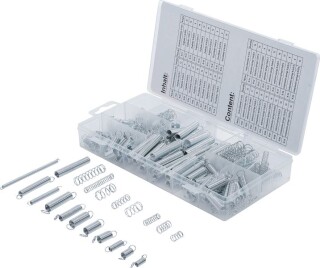 Federn-Sortiment | Zug- und Druckfedern | 200-tlg.