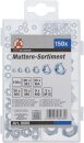 Muttern-Sortiment | M3 - M10 | 150-tlg.