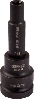 3/4" Torx-E-Kraft-Stecknuss, lang, E22