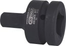 1" Kraft-Bit-Stecknuss Innensechskant, kurz, 17 mm