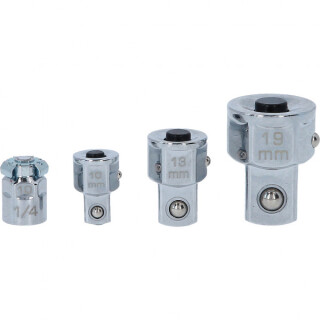 GEARplus Stecknuss-Adapter-Satz, metrisch, 4-tlg