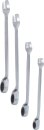 GEARplus Ratschenringmaulschl&uuml;ssel-Satz, umschaltbar, 4-tlg