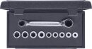 GEARplus Doppel-Ratschenringschl&uuml;ssel-Satz umschaltbar 10-tlg