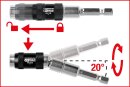 1/4" Magnetischer Schnellwechsel-Bithalter mit Gelenk