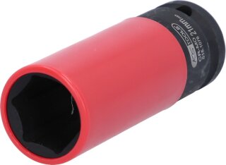 1/2" Alu-Felgen Kraft-Stecknuss robust, lang, 21mm