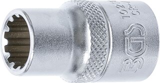 Steckschlüssel-Einsatz Gear Lock | Antrieb Innenvierkant 12,5 mm (1/2") | SW 12 mm