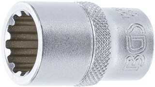 Steckschlüssel-Einsatz Gear Lock | Antrieb Innenvierkant 12,5 mm (1/2") | SW 15 mm