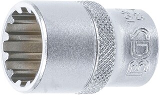 Steckschlüssel-Einsatz Gear Lock | Antrieb Innenvierkant 12,5 mm (1/2") | SW 18 mm