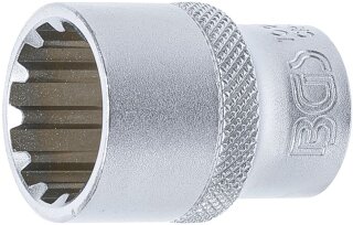 Steckschlüssel-Einsatz Gear Lock | Antrieb Innenvierkant 12,5 mm (1/2") | SW 19 mm