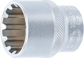 Steckschlüssel-Einsatz Gear Lock | Antrieb Innenvierkant 12,5 mm (1/2") | SW 24 mm
