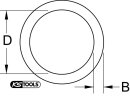 3/8" O-Ring, f&uuml;r Stecknuss 6-12mm