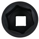1" Sechskant-Kraft-Stecknuss, lang, 55mm