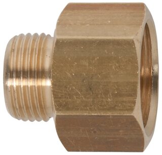 Messing-Reduziernippel, G3/8"AG x G1/2"IG