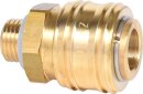 Messing-Kupplung mit Au&szlig;engewinde, G1/4"AG