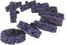 Ersatz-Schleifpads, &Oslash;50mm, Strip Rad lila, 10er Pack