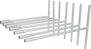 T-Griff Steckschlüssel-Satz, 7-tlg, 8-14mm