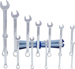 CHROMEplus Ringmaulschlüssel-Satz, abgewinkelt, 13-tlg