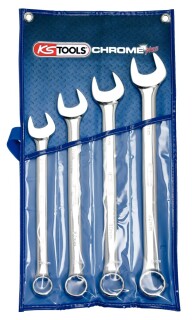 CHROMEplus Ringmaulschlüssel-Satz, abgewinkelt, 4-tlg