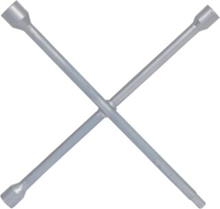 Radkreuzschlüssel für PKWs, 1/2"x17x19x22mm