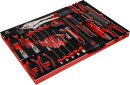 Zangen- / Hammer- / und Mei&szlig;el-Satz in Schaumstoffeinlage, 33-tlg