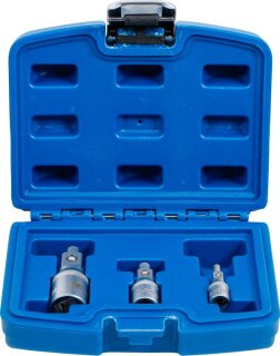 Verlängerungs-Satz mit Magnethalter | 6,3 mm (1/4") / 10 mm (3/8") / 12,5 mm (1/2") | 3-tlg.